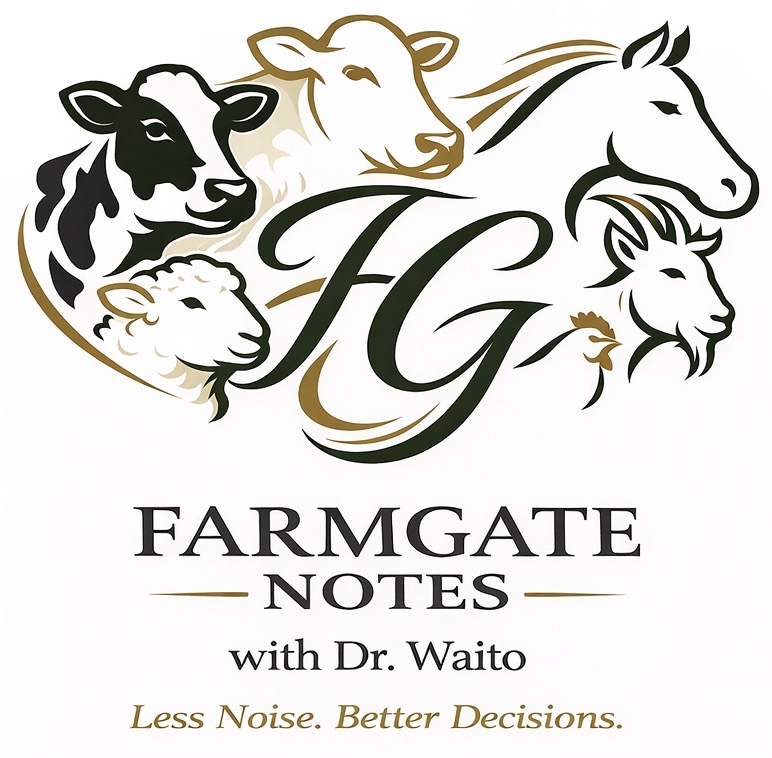 FARMGATE Notes with Dr. Waito — all-species logo